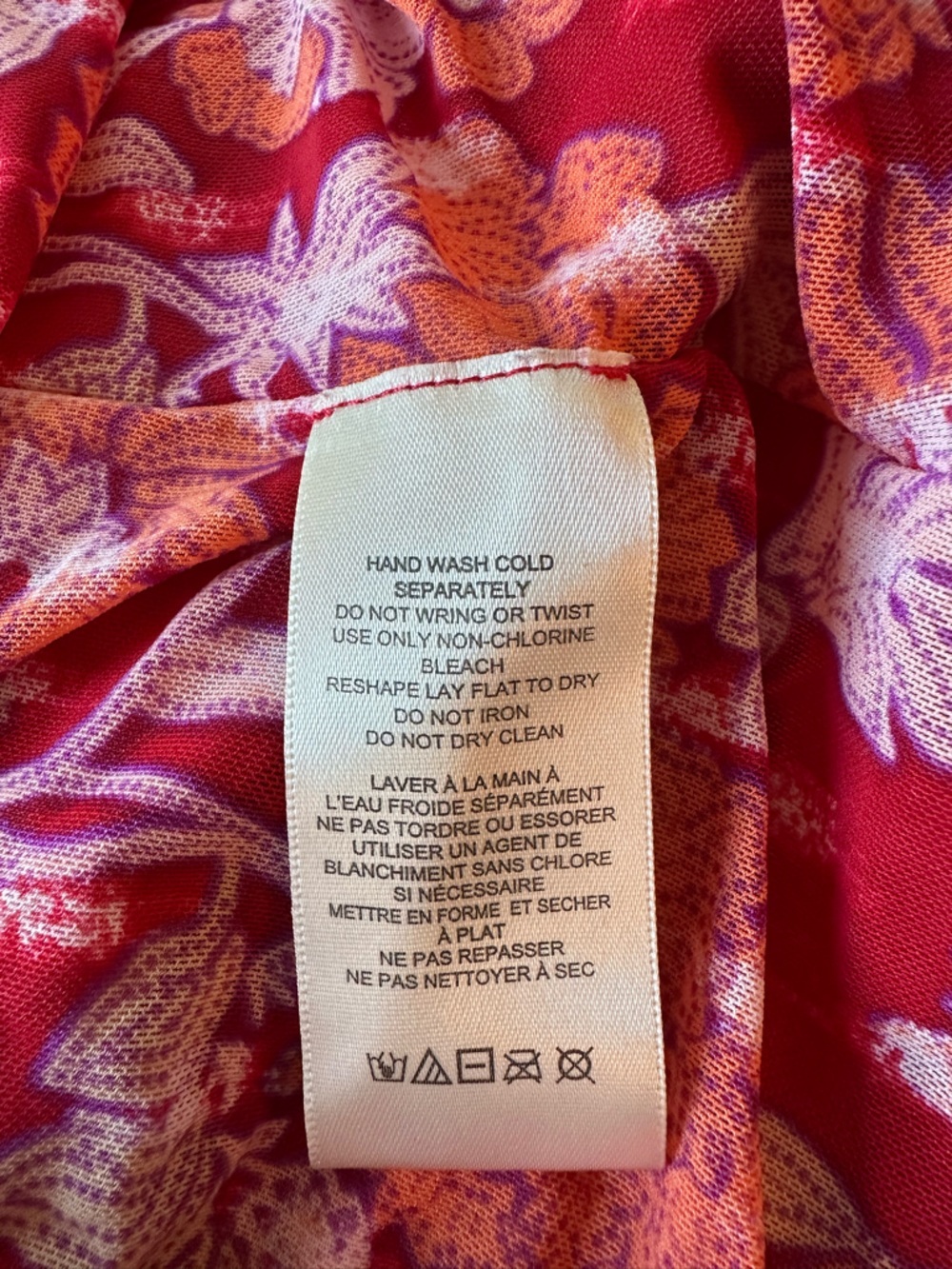 Free People Floral Mesh Top Red Sheer Y2K Fairy Grunge Festival - Picture 9 of 9